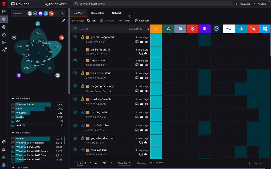 Opening the Action Center and selecting "Start new ticket"
