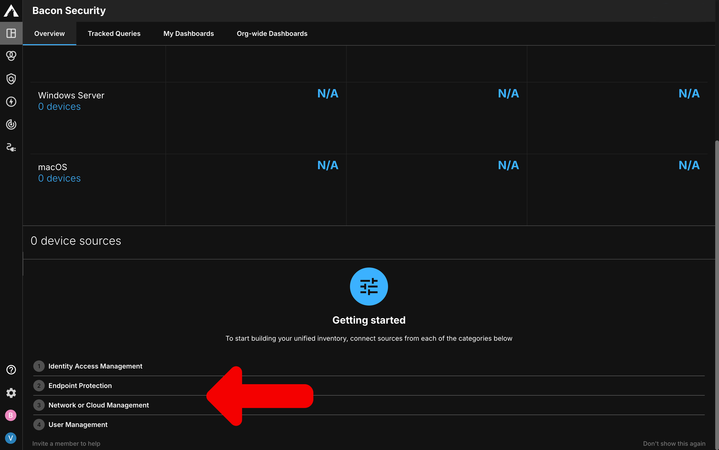 Configuring an Integration from the Dashboard