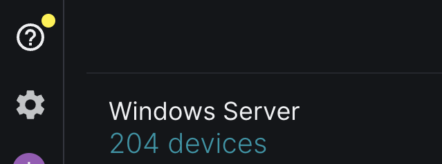 Yellow notification icon