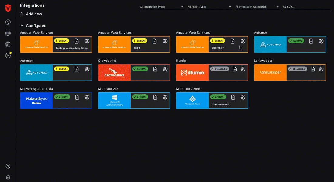 Navigate to Logs tab