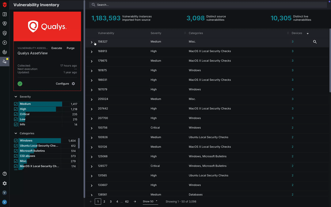 Open Vulneranbility Details